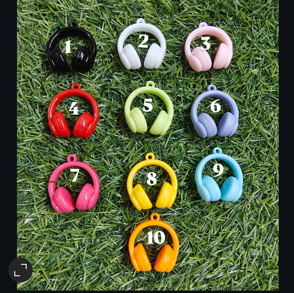 Headphone 3d charm ( 3DC1027 )