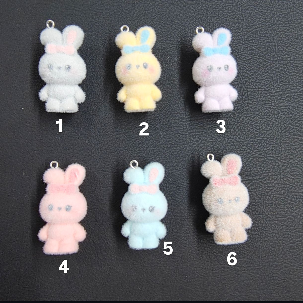 Bunny fur charm