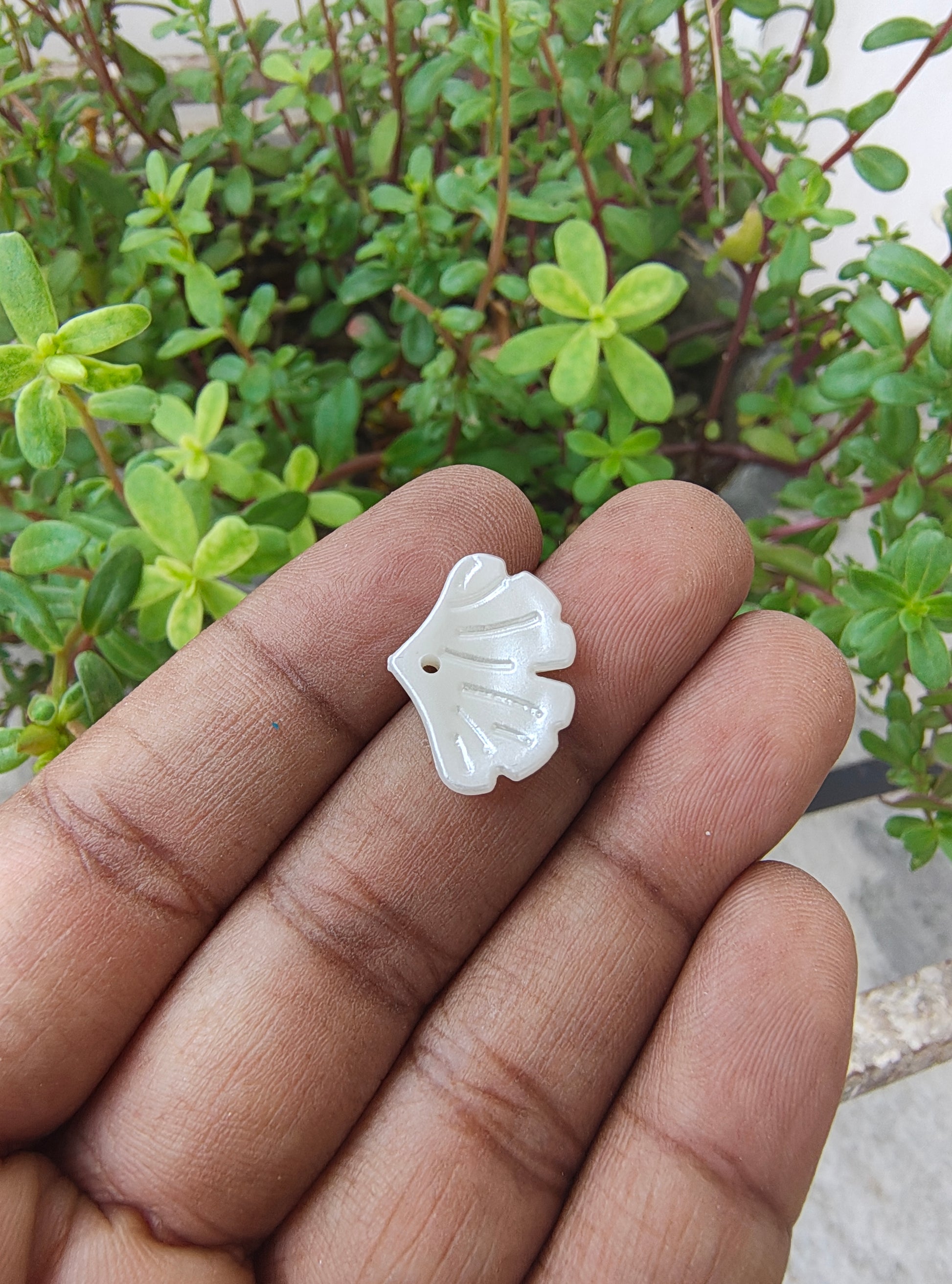 Shell shape peal beads