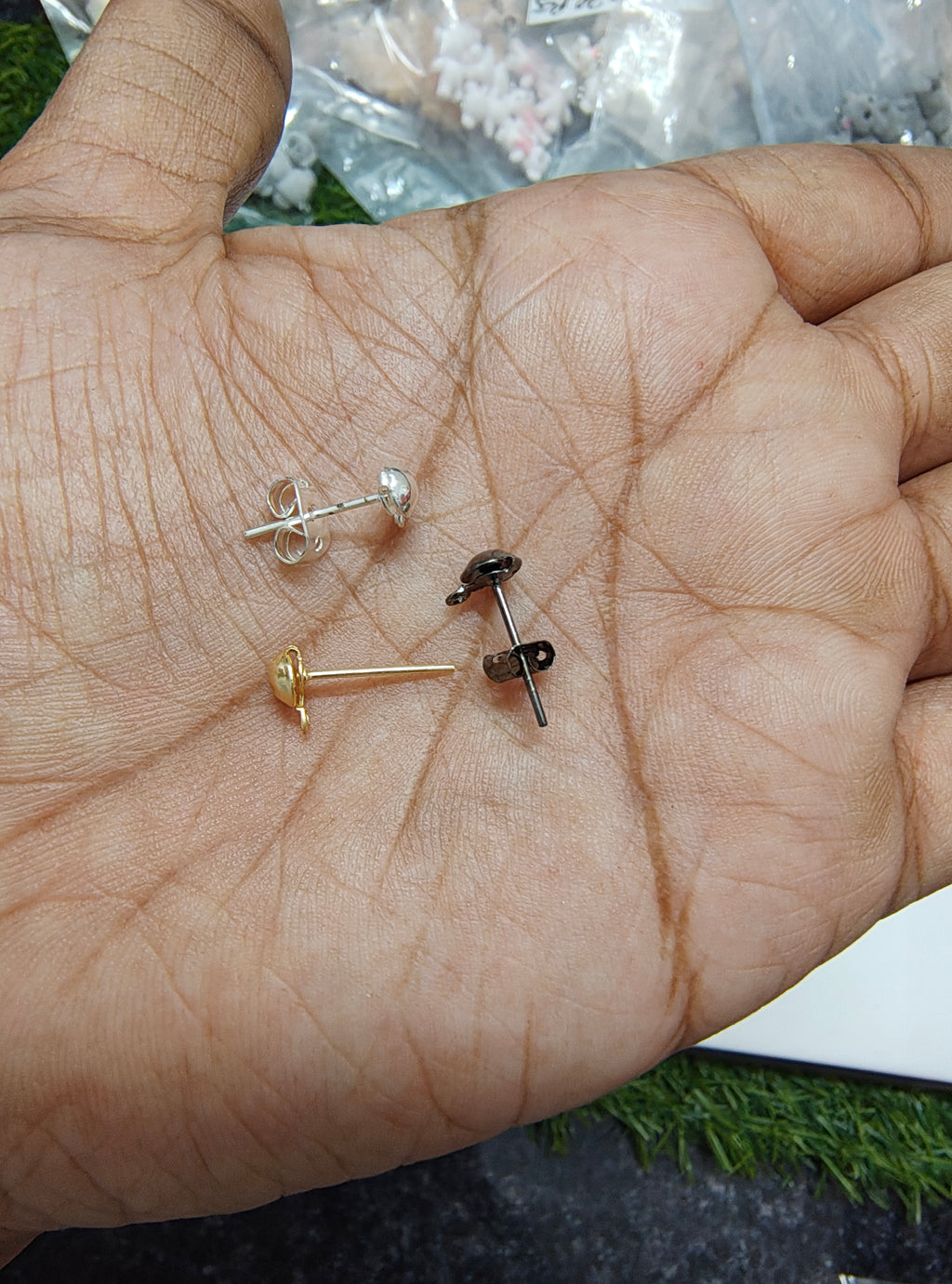 4mm Earring post (JF1008 )