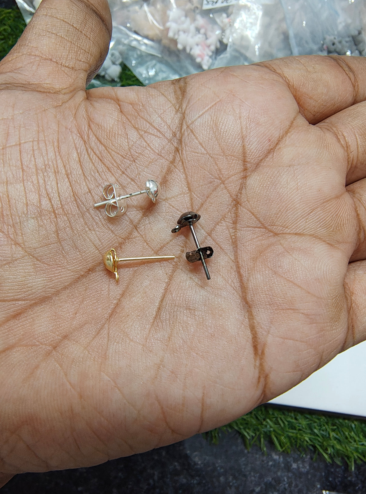 4mm Earring post (JF1008 )