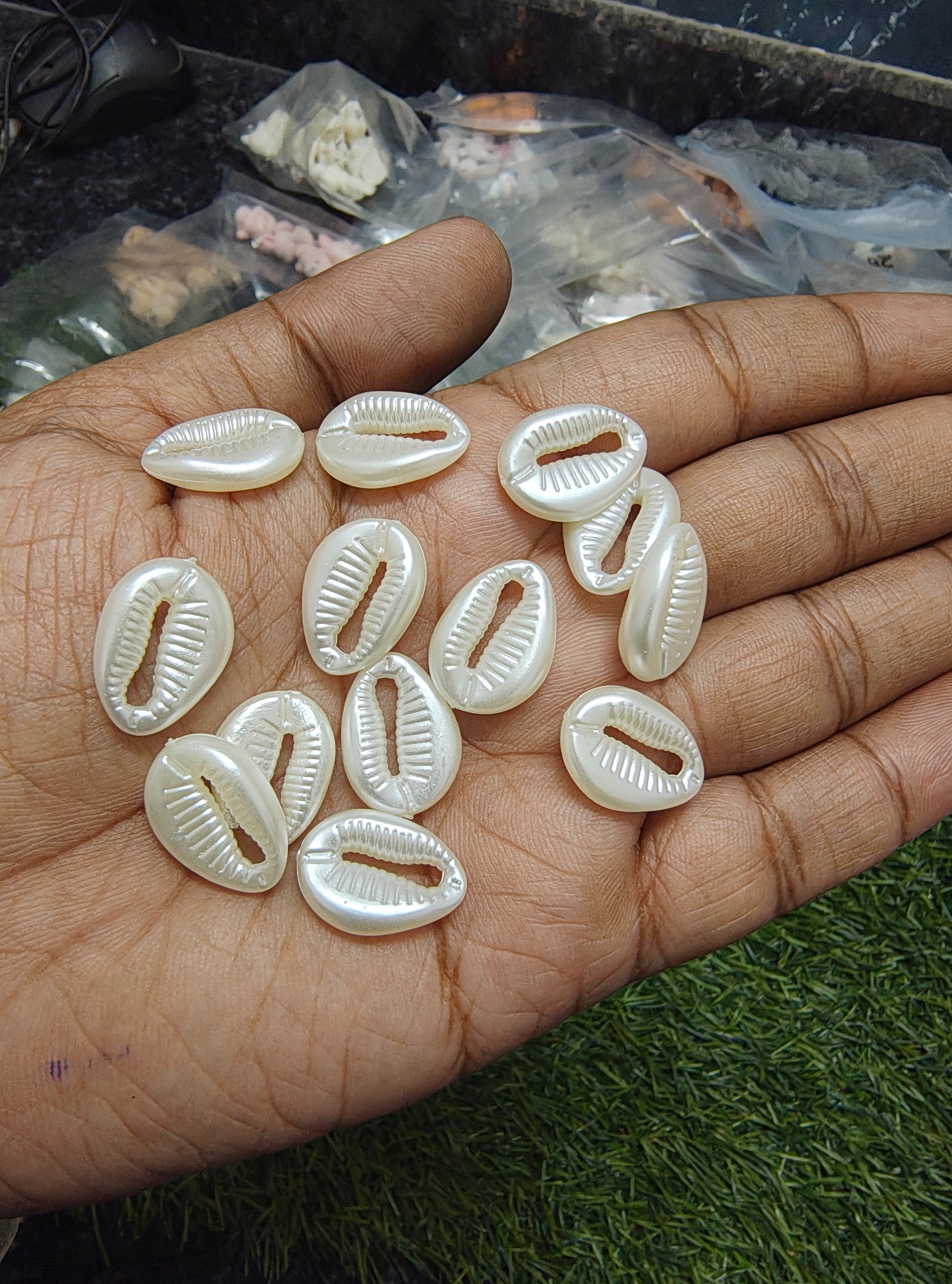 Acrylic pearl cowrie