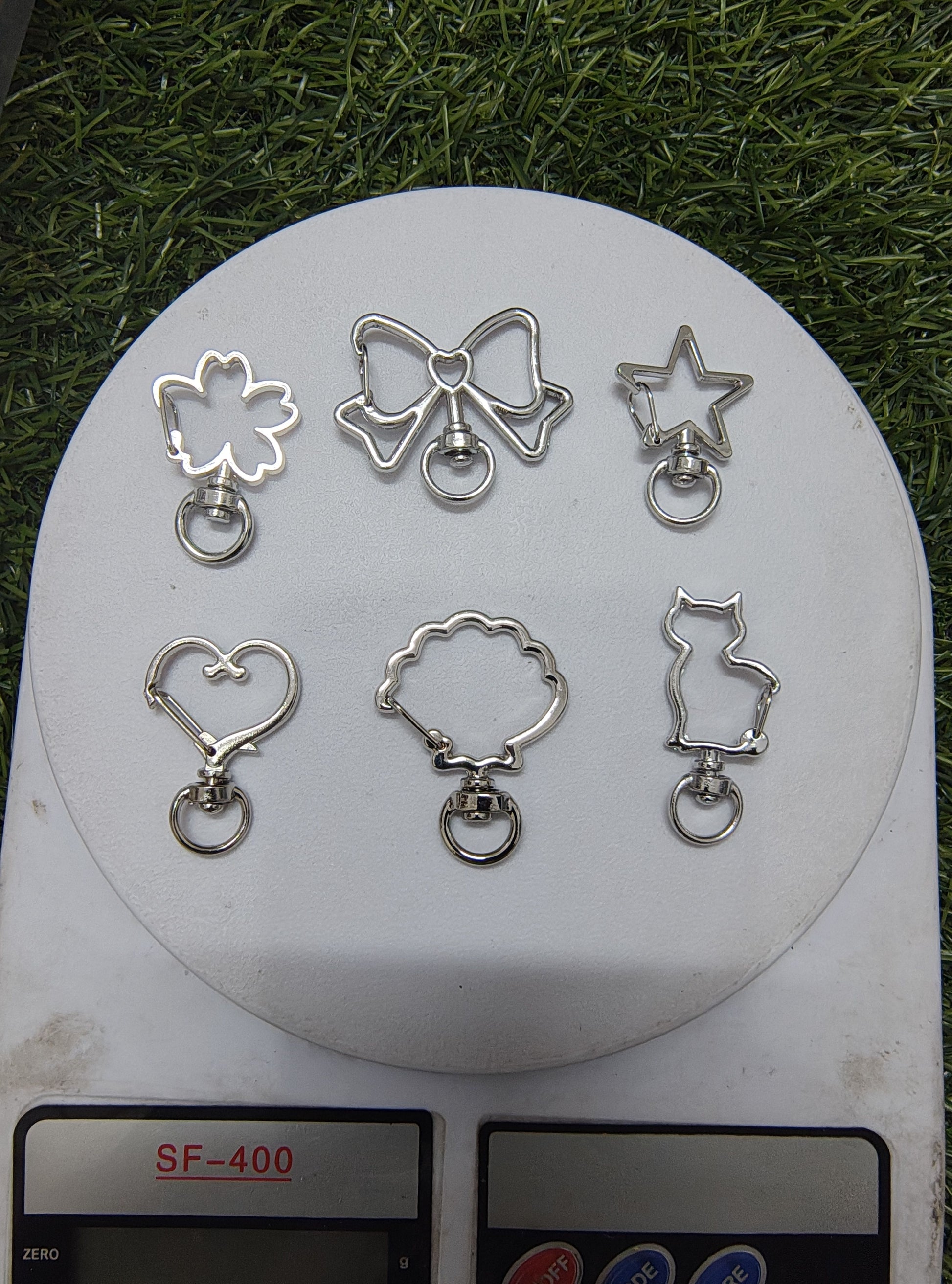 Silver design lobster hook