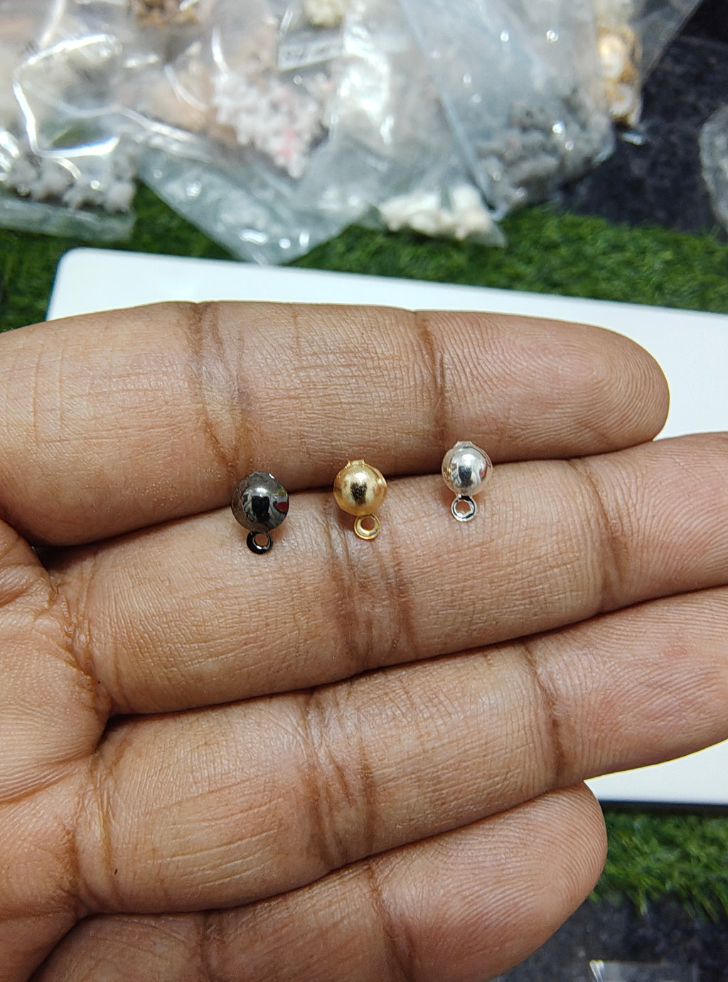 4mm Earring post (JF1008 )