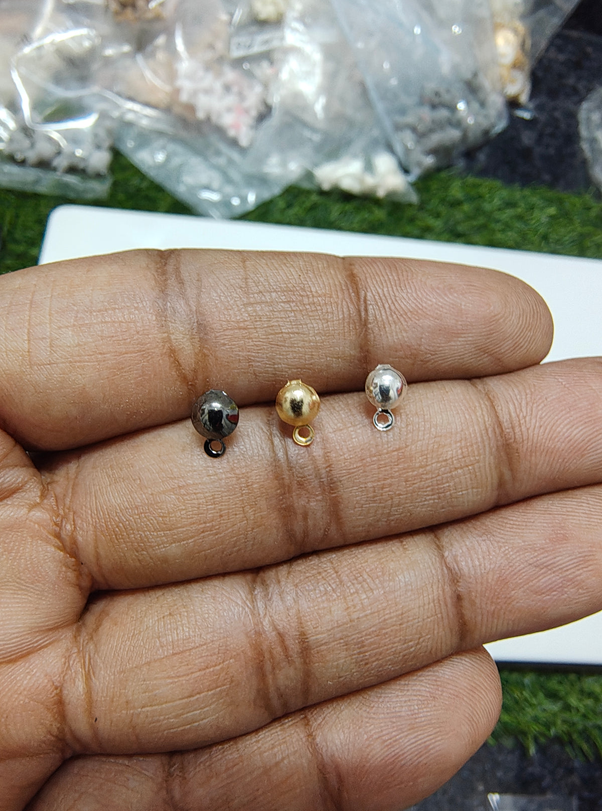 4mm Earring post (JF1008 )