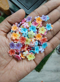 Acrylic small flower beads mix colour (AB2107)