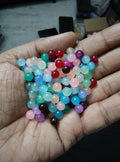 6mm mix colour glass beads ( GB4016 )